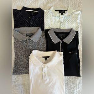 5 Large Banana Republic Men’s Dress Polos Bundle